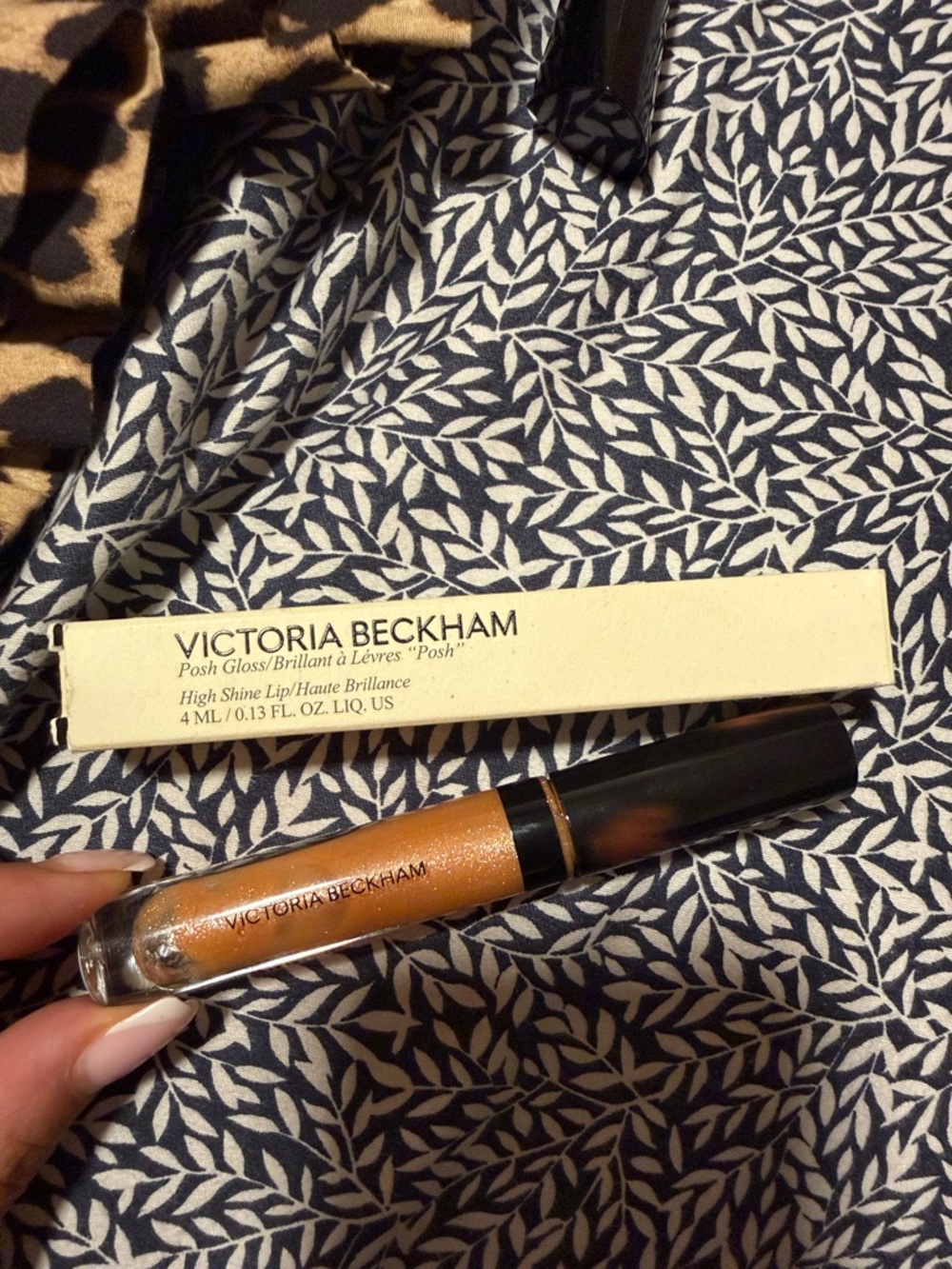 Victoria Beckham Posh Gloss Lip Gloss in Shimmering Bronze-Gold